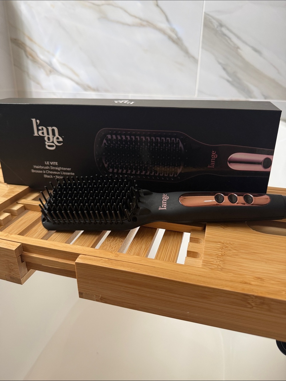 L’ange Hairbrush Straightener